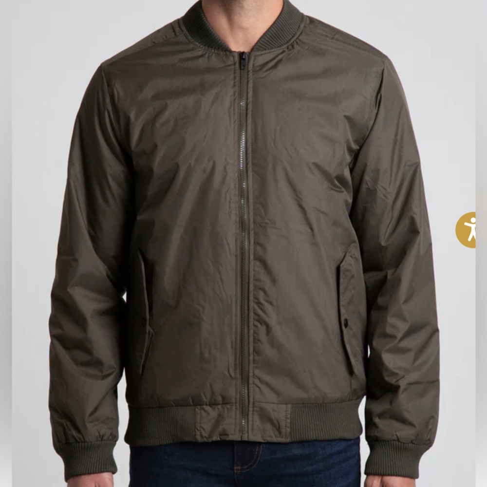 Zak Brand Bomber Jacket - Olive